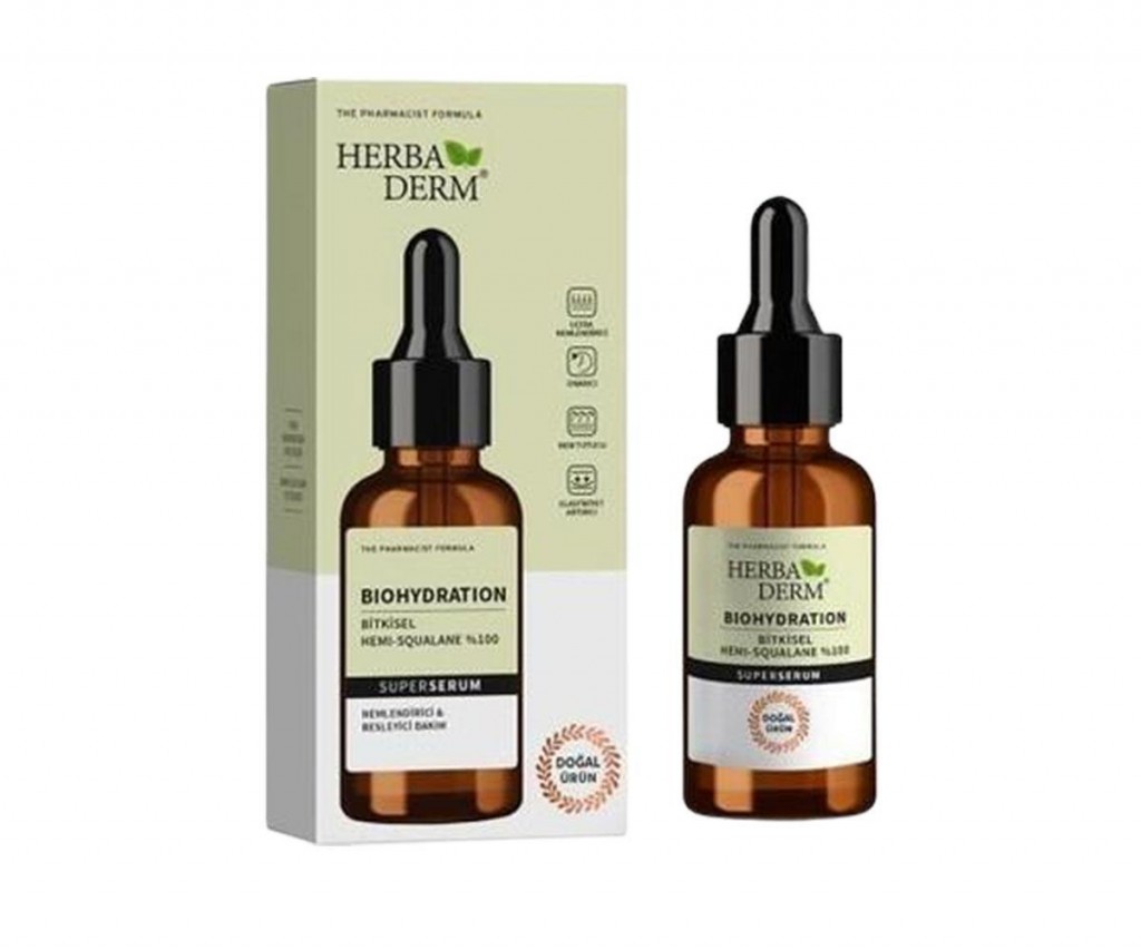 Herbaderm Biohydration Hemi-Squalane %100 Superserum