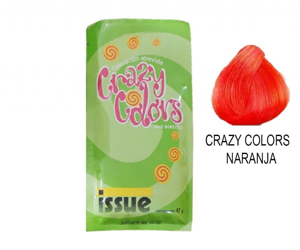 İssue Crazy Colors Yarı Kalıcı Saç Boyası 47 Gr - Naranja Crazy