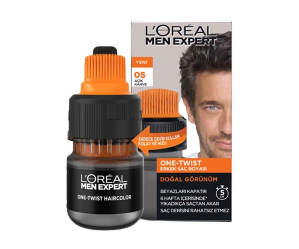 Loreal Men Expert One-Twist Erkek Saç Boyası Açık Kahve 05
