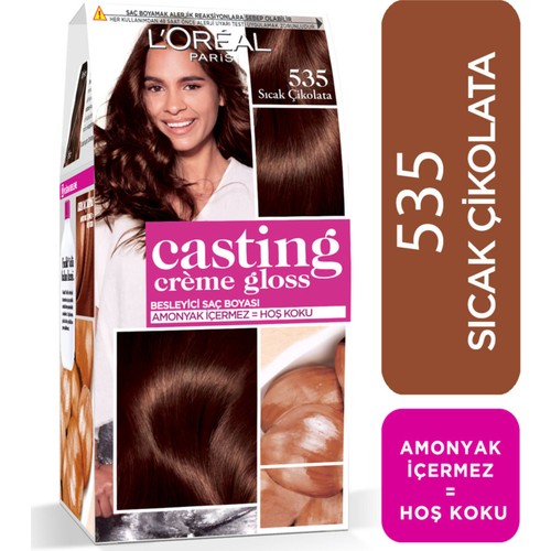 L'oréal Paris Casting Crème Gloss Saç Boyası 535 Sıcak Çikolata