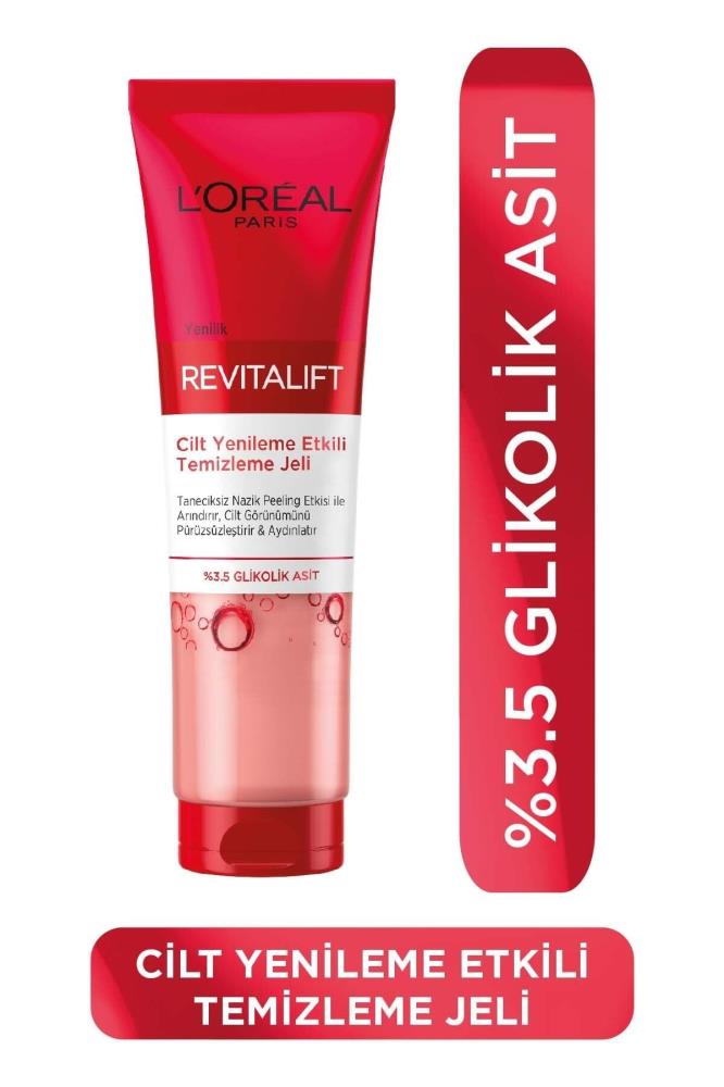 L'oréal Paris Revitalift Cilt Yenileme Etkili Temizleme Jeli 150 Ml- Glikolik Asit