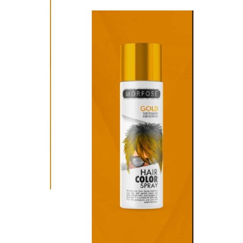 Morfose Dazzle Gold Hair Color Spray 150 Ml