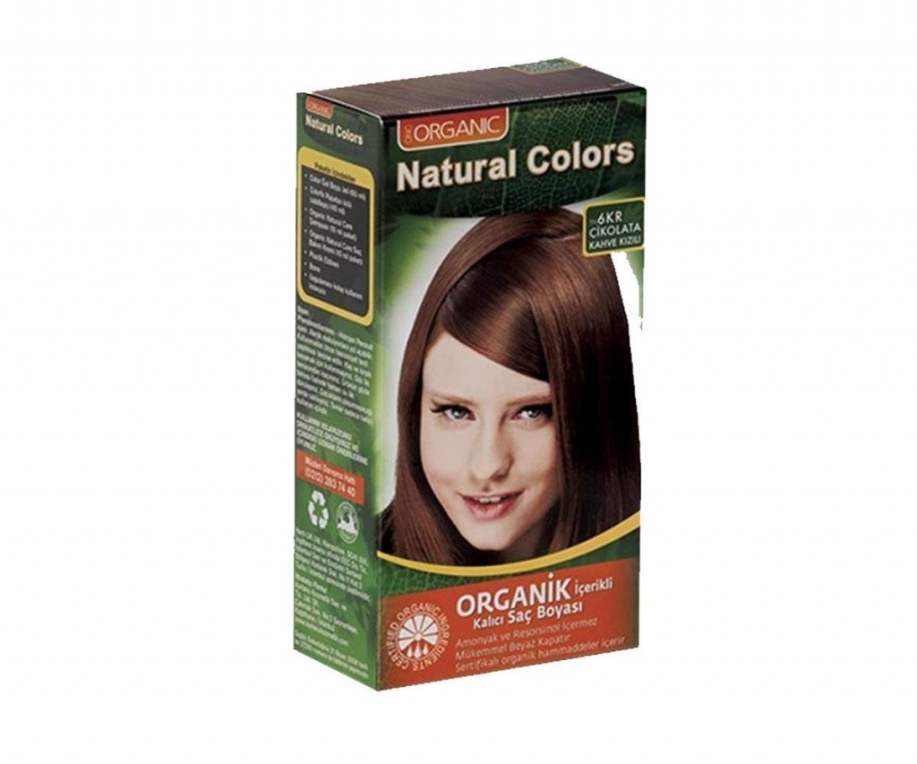 Natural Colors 6Kr Çikolata Kahve Kızılı Organik Saç Boyası