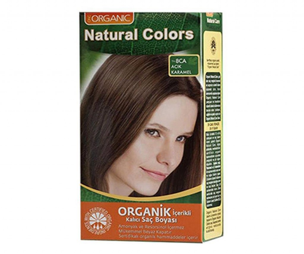 Natural Colors 8Ca Açık Karamel Organik Saç Boyası