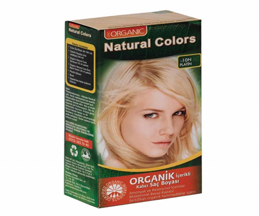 Natural Colors Bitkisel Kalıcı Saç Boyası 10N Platin