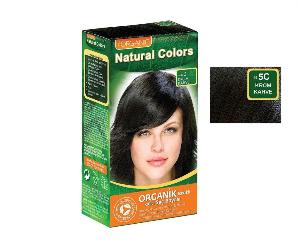 Natural Colors Organik Saç Boyası 5C - Krom Kahve
