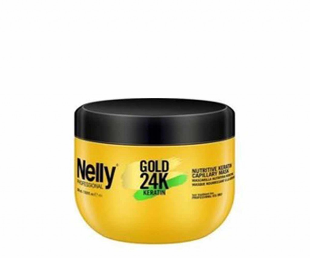 Nelly Gold 24K Saç Maskesi Keratın 500 Ml
