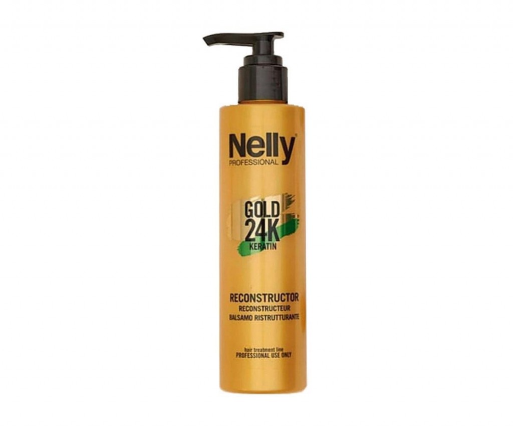 Nelly Professional Gold 24K Keratin Reconstructor 200 Ml