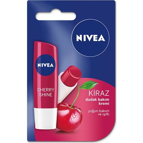 Nivea Fruity Shine Kiraz Lipstick 4,8 Gr Dudak Bakımı