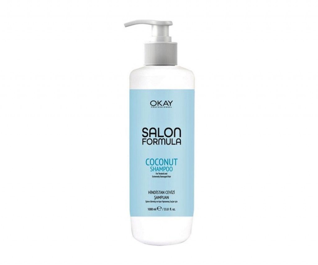 Okay Salon Formula Coconut - Hindistan Cevizi Şampuan 1000 Ml
