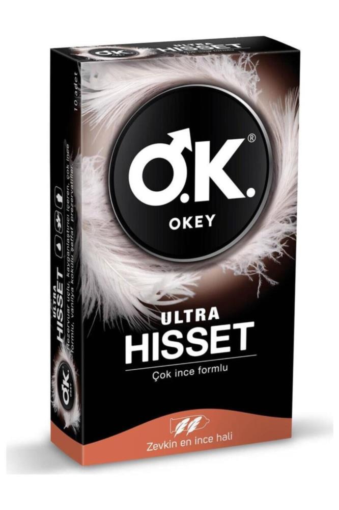 Okey Ultra Hisset Ince Prezervatif 10 Lu