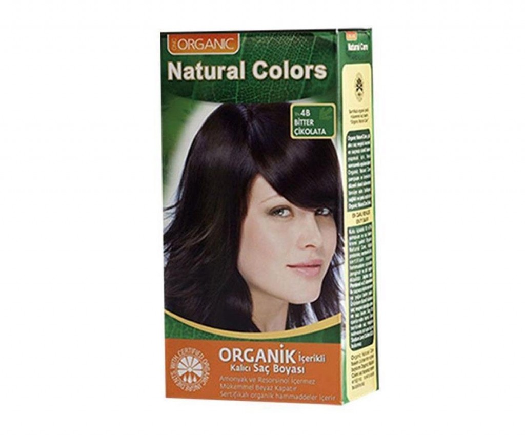 Organic Natural Colors Saç Boyası 4B Bitter Çikolata-8682467000650