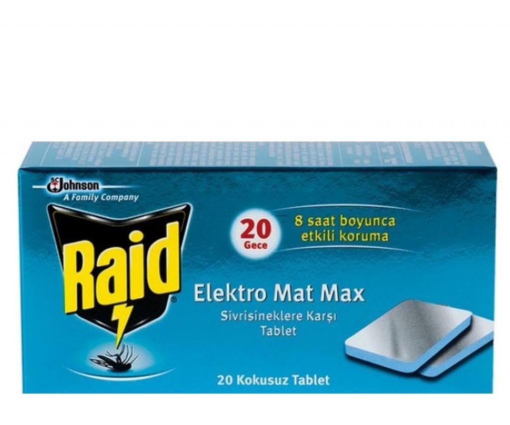 Raid Elektro Mat 20'Li Tablet
