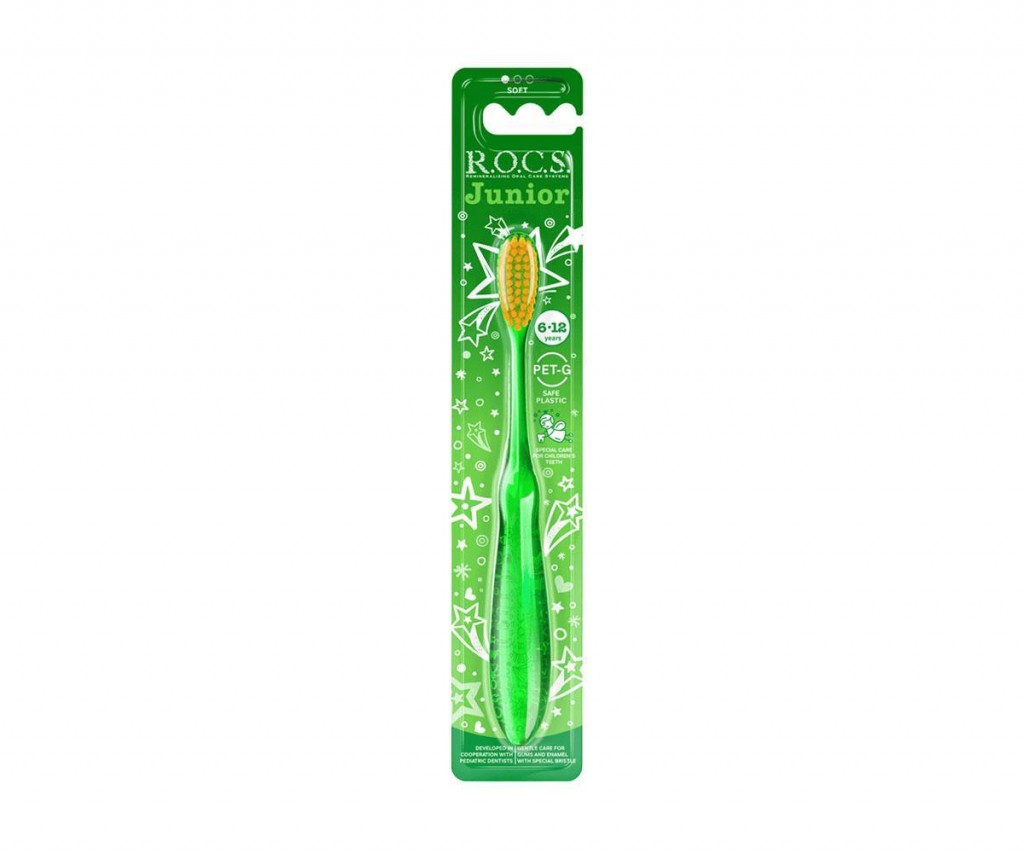 Rocs Junior 6-12 Yaş Diş Fırçası - Yeşil-4607152730753-1