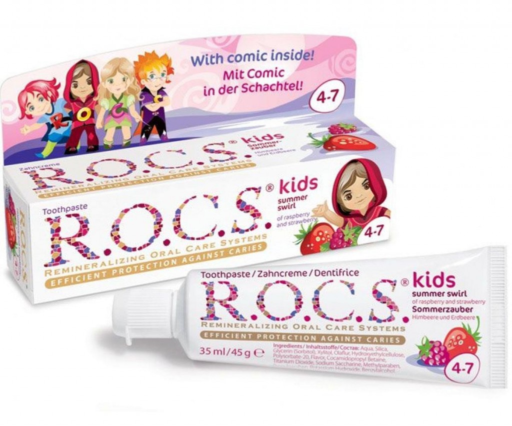 Rocs Kids Ahududu Çilek Çocuk Diş Macunu