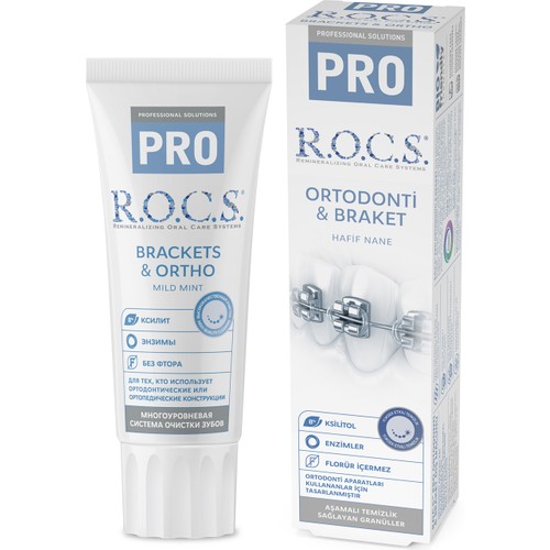 R.o.c.s. Pro Brackets & Ortho Diş Macunu 74 Gr