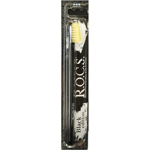 Rocs R.o.c.s. Black Edition Diş Fırçası Sarı Kıl