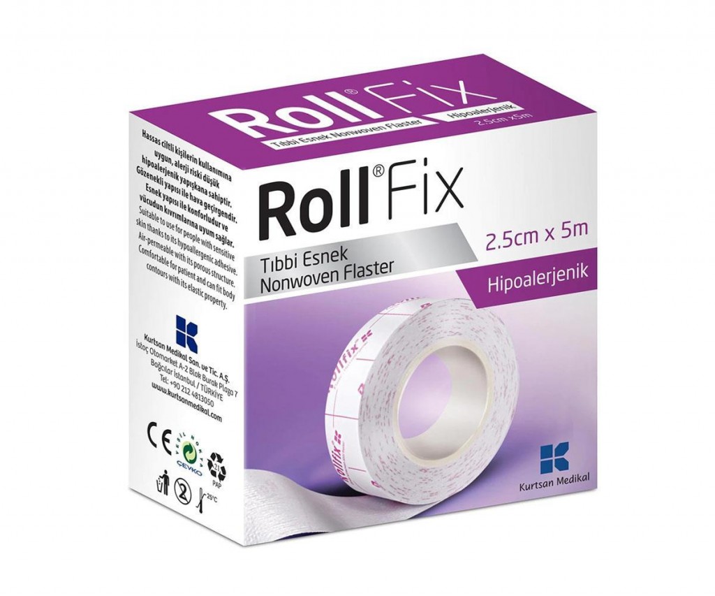 Roll Fix Esnek Tıbbi Flaster 2.5Cm X 5M