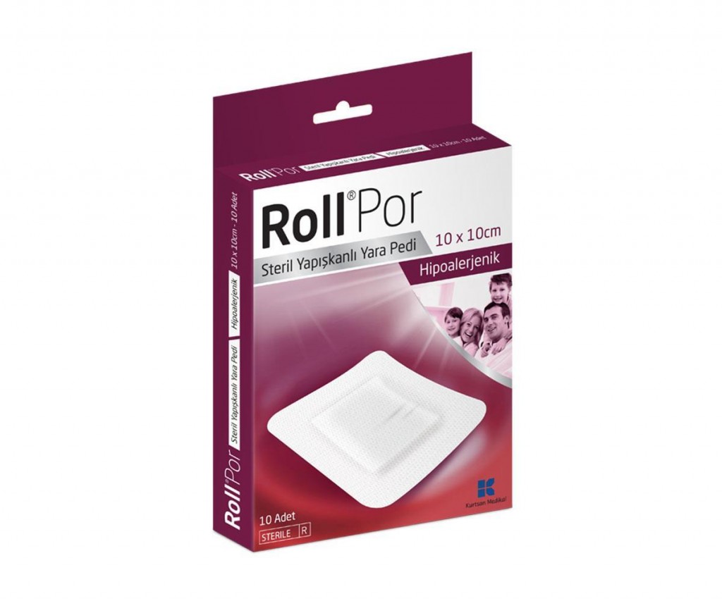 Roll Por Steril Yara Bandı 10 X 10 Cm