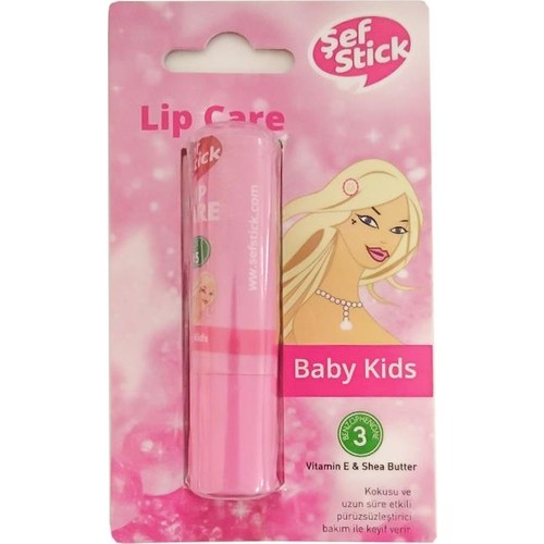 Şef Stick Lip Care Dudak Koruyucu Baby Kids
