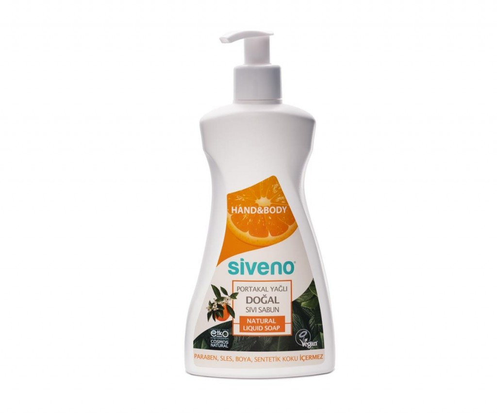 Siveno Portakal Yağlı Doğal Sıvı Sabun 300 Ml