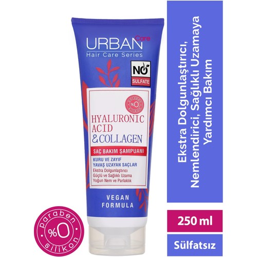 Urban Care Hyaluronic Acid & Collagen Saç Bakım Şampuanı 250 Ml