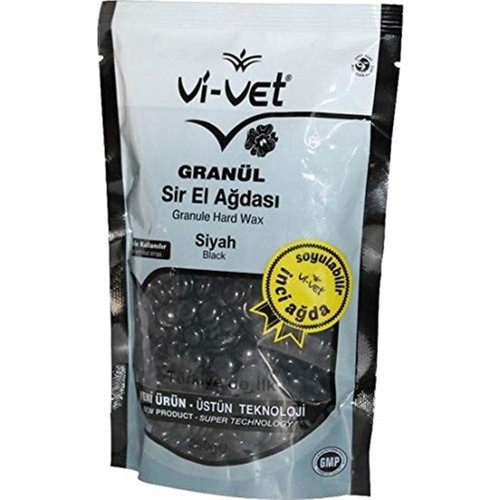 Vivet Granül Sir El Ağdası Siyah Refil (Yeni) 250 Gr Ağda-8697422251305