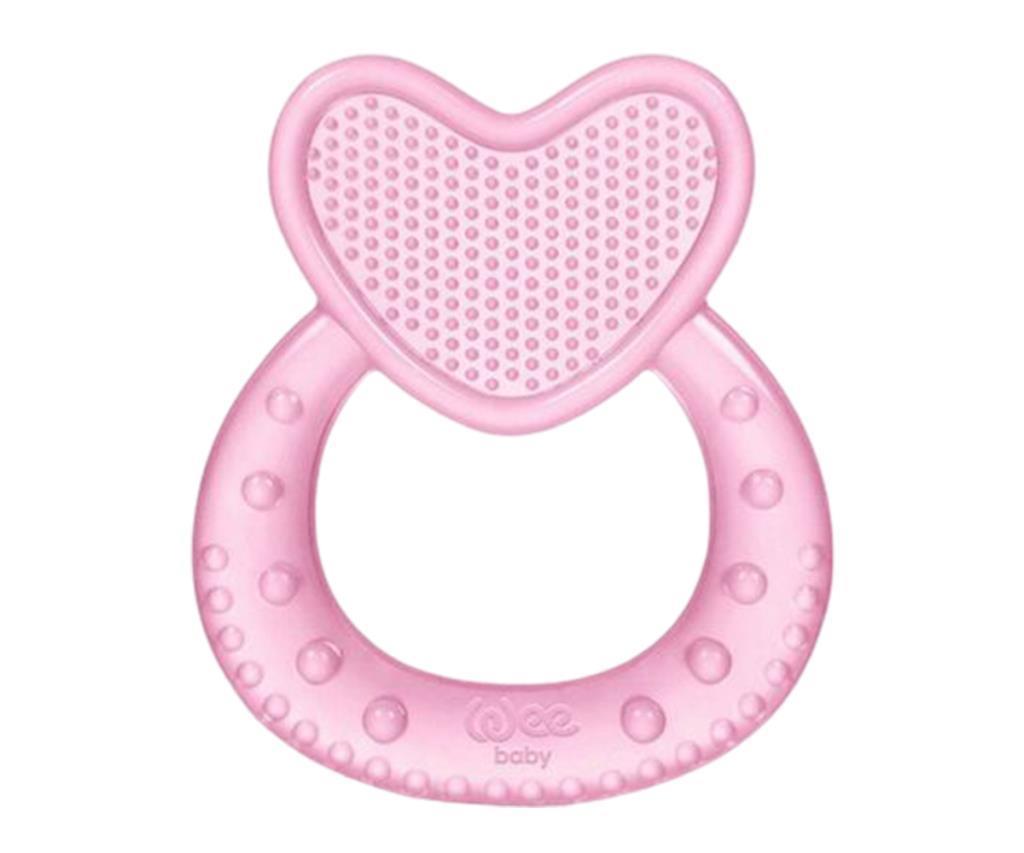 Wee Baby Kalpli Silikon Diş Kaşıyıcı - Pembe