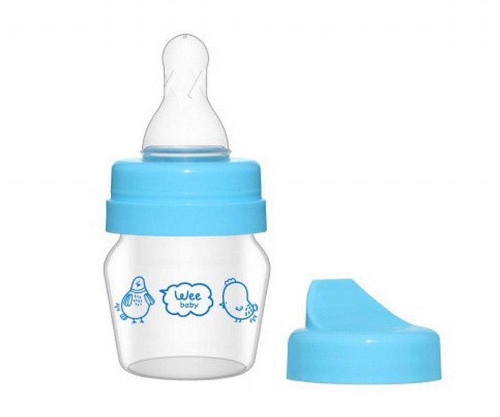 Wee Baby Mini Cam Alıştırma Bardağı Seti 30Ml / Mavi