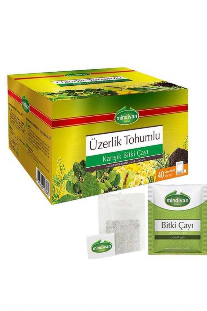 Kumraldede Bakkal Üzerlik Tohumlu Çay 40'Lı Premium Süzen Poşet