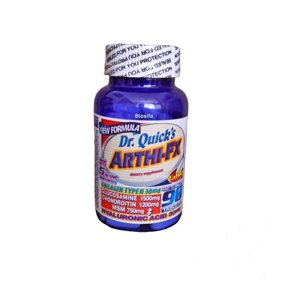 Dr Quick’s Arthi-Fx Glucosamine Chondroitin Msm Hyaluronic Acid