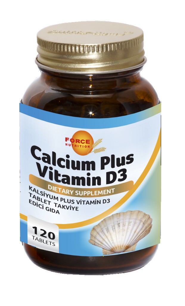 Force Nutrition Calcium Plus Vitamin D3 120 Tablet
