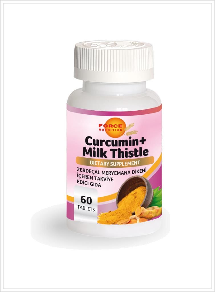 Force Nutrition Curcumin + Milk Thistle 60 Tablet