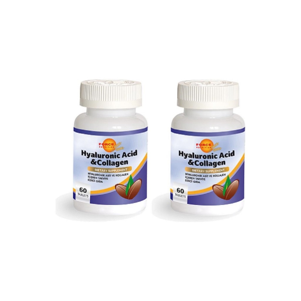 Force Nutrition Hyaluronic Hyaluronik Acid Collagen 60 Tablet