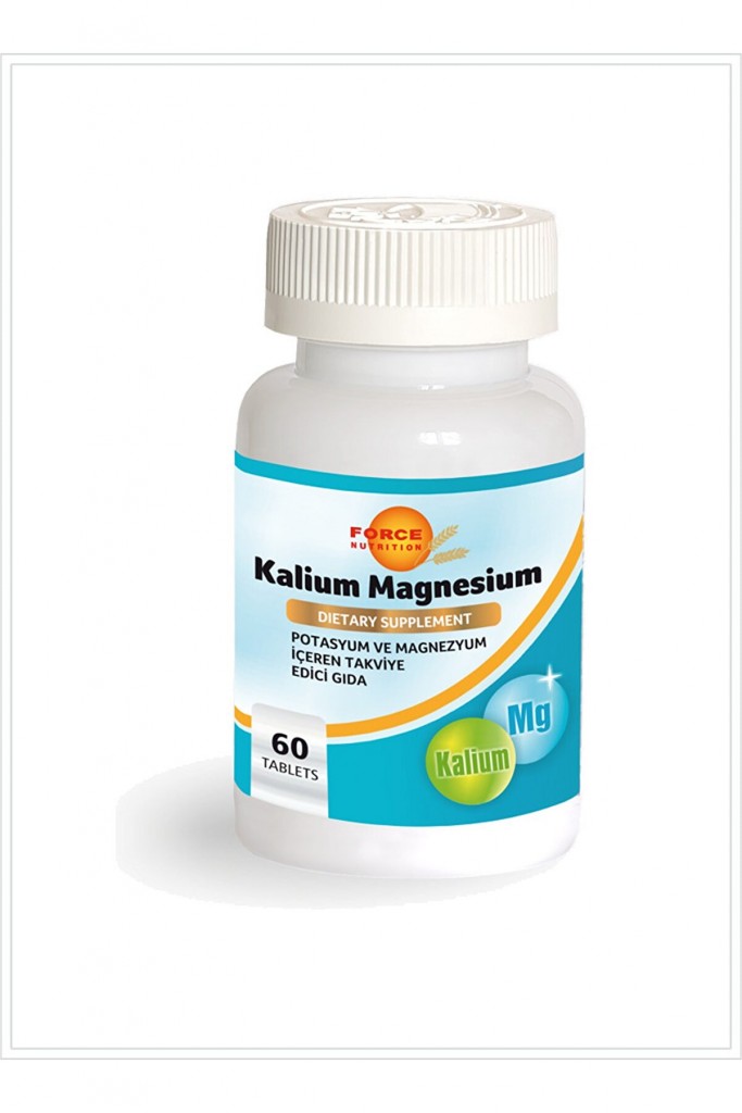 Force Nutrition Kalium Magnesium Magnezyum 60 Tablet