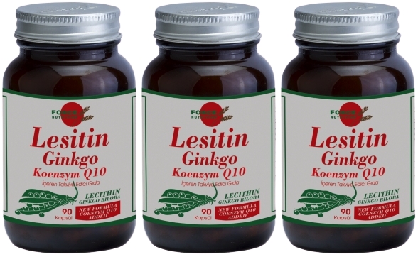 Force Nutrition Lecithin Ginkgo Coenzyme Q10 3X90 Kapsül
