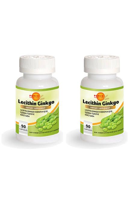 Force Nutrition Lecithin Lesitin Ginkgo Coenzyme Q10 2 Adet 90