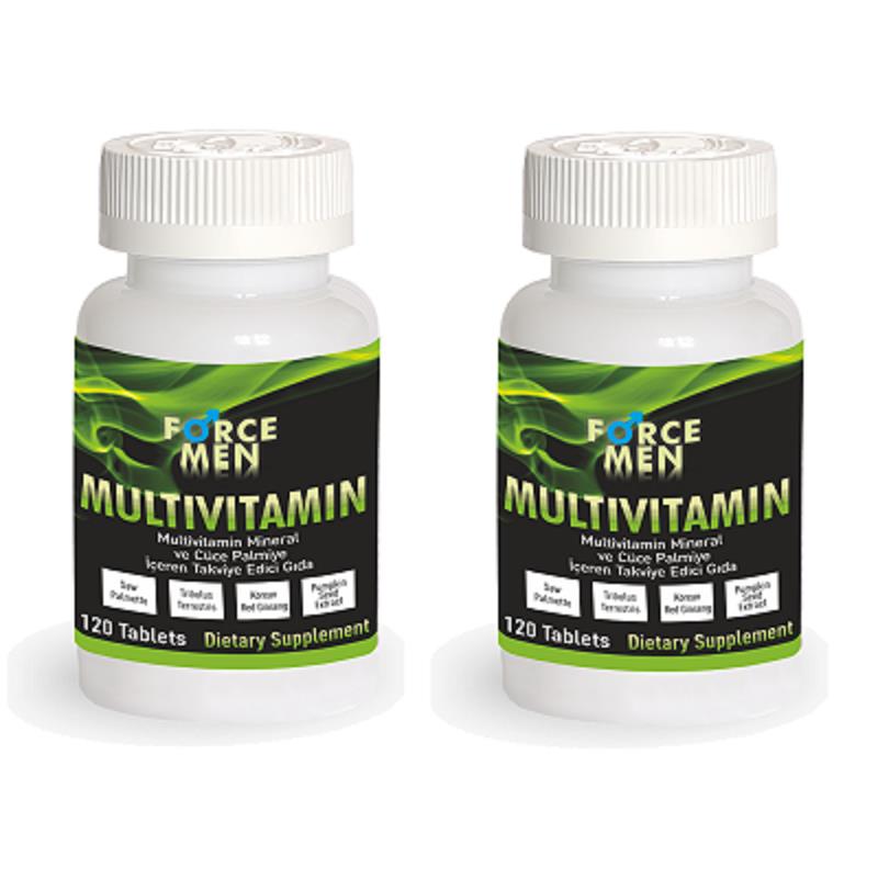 Force Nutrition Multivitamin Men 120 Tablet 2 Kutu ( Kırmızı Kore