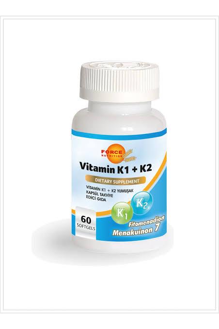 Force Nutrition Vitamin K1 K2 60 Softgel