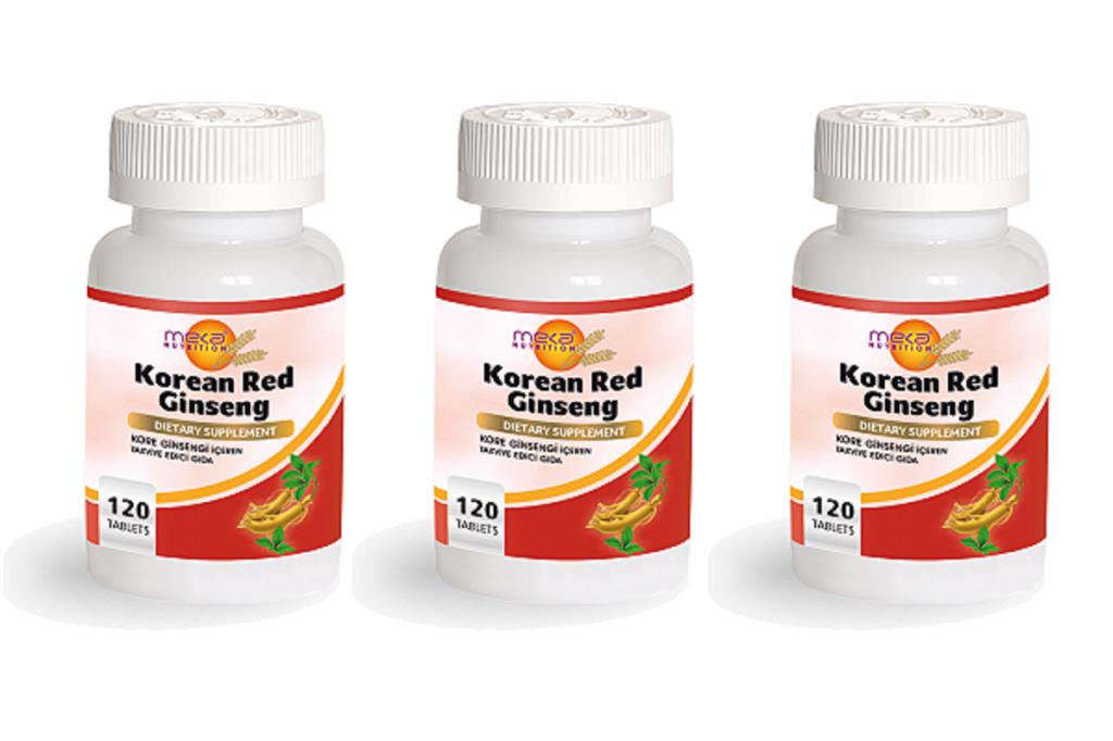 Meka Nutrition Korean Red Ginseng 500 Mg 120 Tablet 3 Kutu