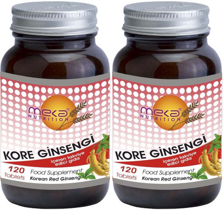 Meka Nutrition Korean Red Ginseng 500 Mg 2X120 Tablet