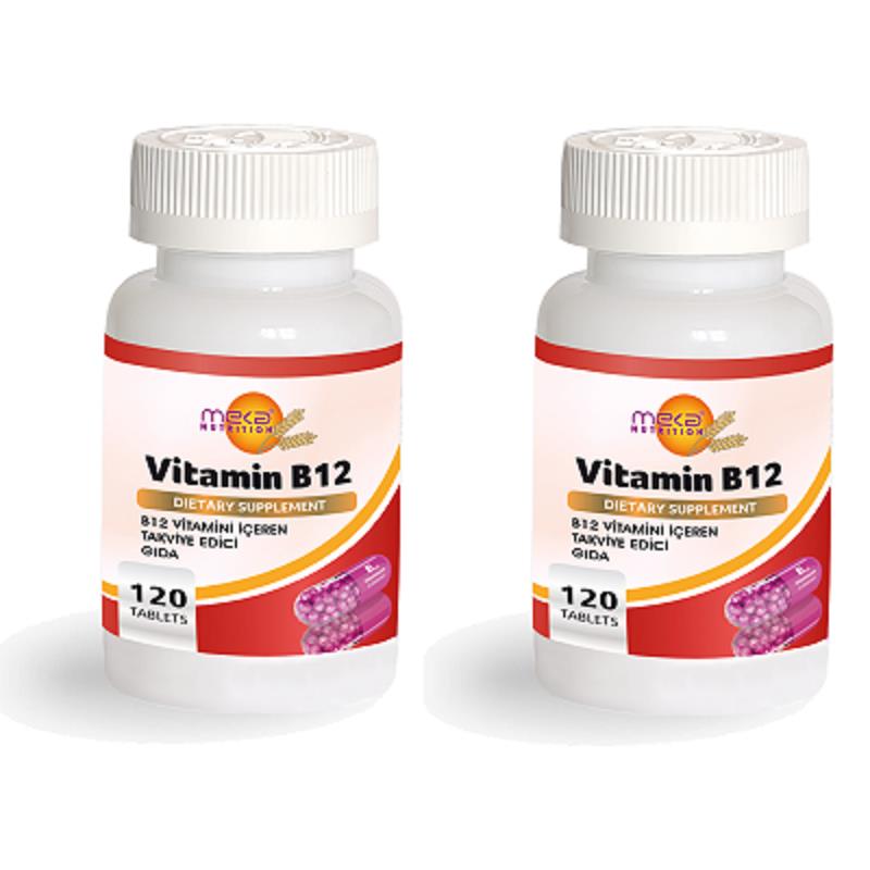 Meka Nutrition Vitamin B-12 1000 Mcg 120 Tablet 2 Kutu