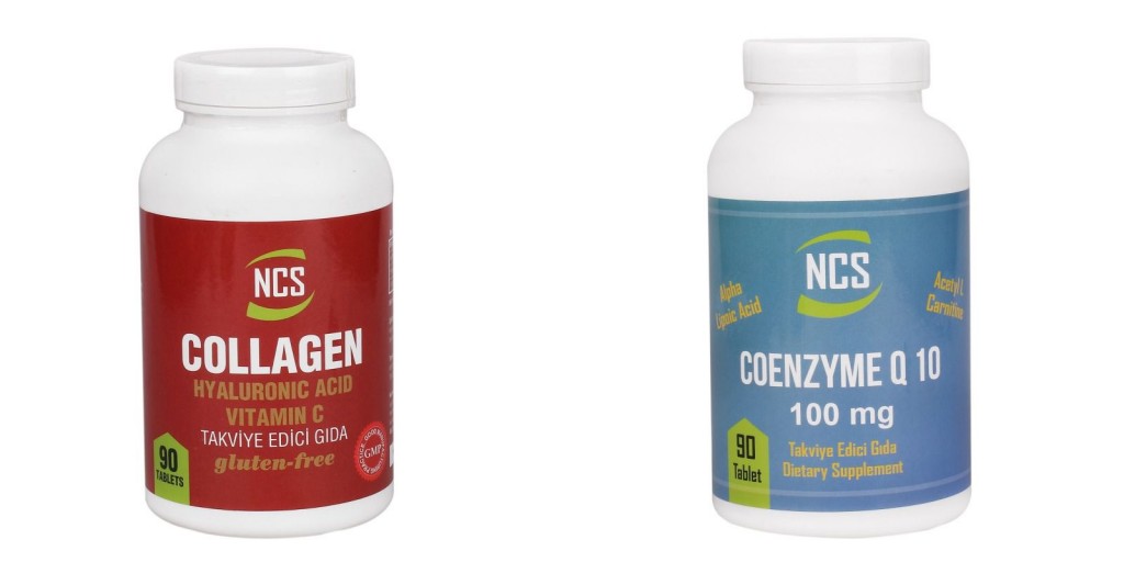 Ncs Collagen 1000 Mg 90 Tablet Ncs Coenzyme Q-10 100 Mg 90 Tablet