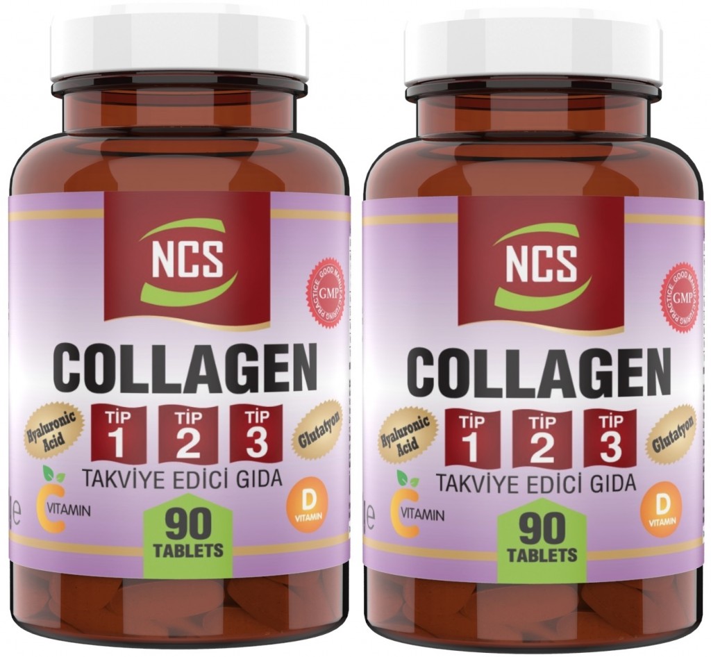 Ncs Collagen Kolajen Tip 1-2-3 Hyaluronic Acid 2 X 90 Tablet