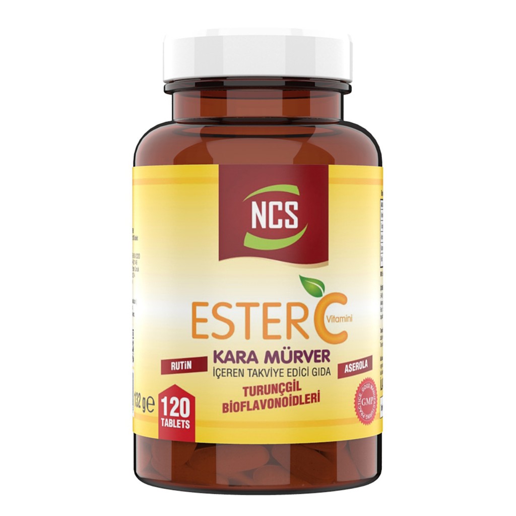 Ncs Ester C Vitamini 1000 Mg Kara Mürver 120 Tablet Vitamin C