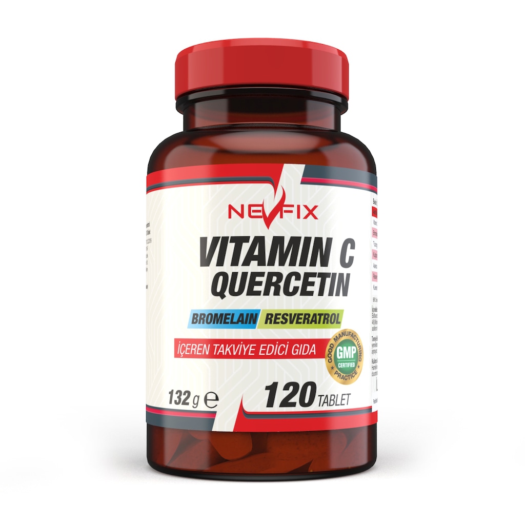 Nevfix Vitamin C Kuersetin 120 Tablet C Vitamini