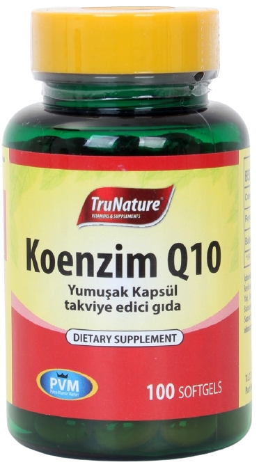 Trunature Coenzyme Q10 Royal Jelly Omega 3 100 Softgel Koenzim