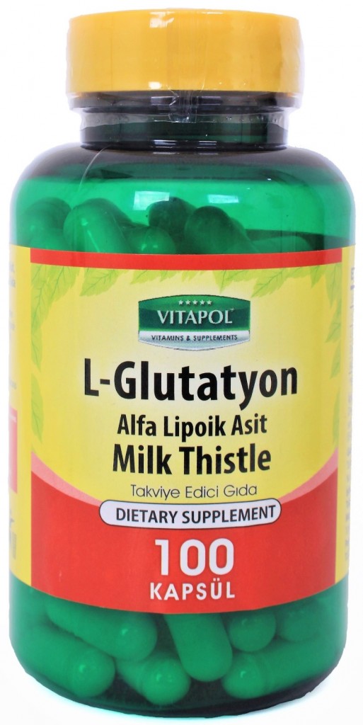Vitapol L-Glutatyon Alfa Lipoik Asit Milk Thistle 100 Kapsül