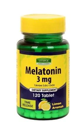 Vitapol Melatonin Time Release 3 Mg 120 Tablet Yavaş Salınımlı