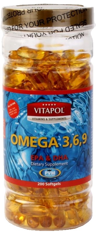 Vitapol Omega 3-6-9 Balık Yağı 200 Softgel Kasım
